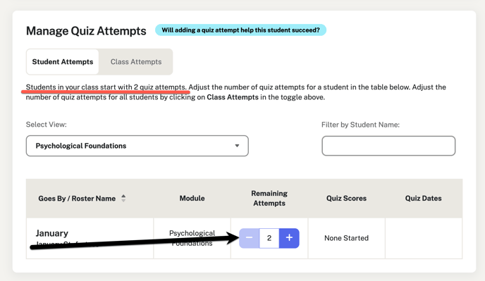 FEC Quiz Attempts 3-1